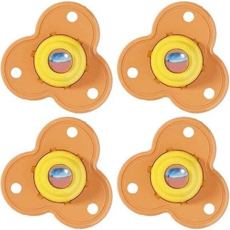 Mini ruedas giratorias, 4 piezas, con rotación de 360 grados, autoadhesivas, universales, para cajas de almacenamiento de muebles - Crezuo