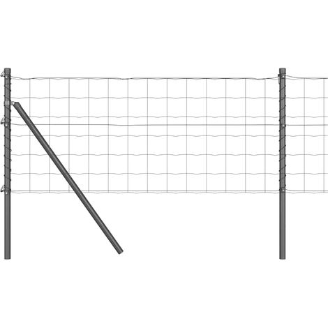 Maison Exclusive - Ground Fix Geschweißter Drahtzaun 10 x 0,4 m (