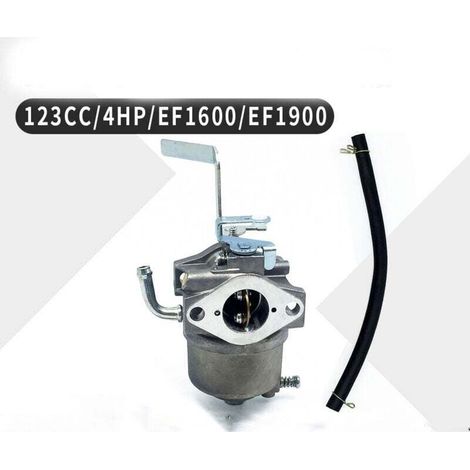 Carburador para motor de 123 cc y 4 CV, compatible con EF1600, EF1900 y MZ125. (1/5)