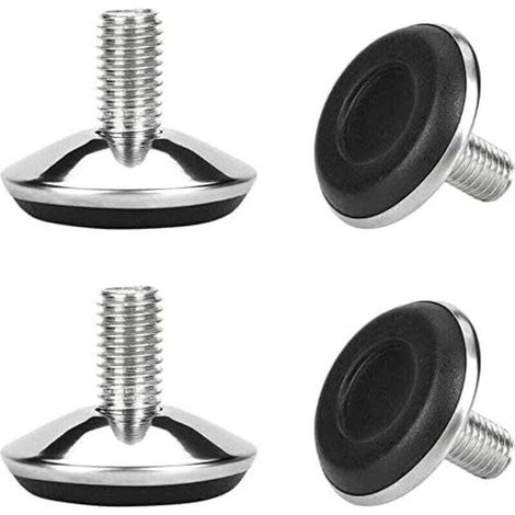 Pieds de nivellement réglables, protections pour meubles (chaises, tables, armoires), lot de 4, diamètre 50 mm (1/4)