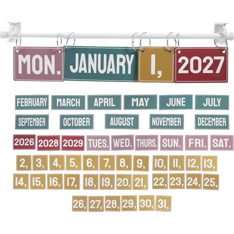 Kisangel Lot de 1 calendrier pop-up style bohème - suspendu (1/5)