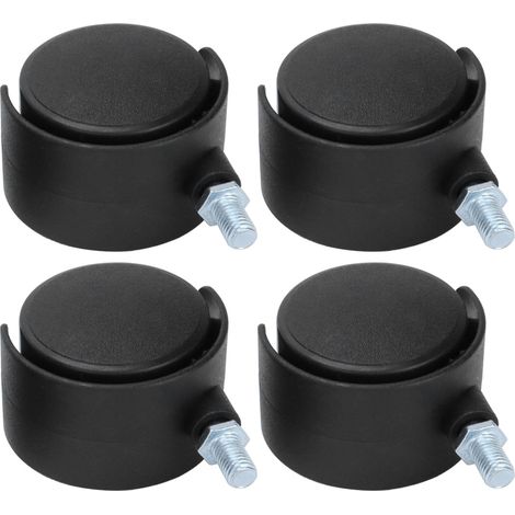 Set mit 4 universellen, wasserdichten 2-Zoll-360°-Lenkrollen für Möbelwagen (1/5)