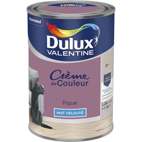 [PROMO] Peinture Crème De Couleur Mat Figue 1,25 L - Dulux Valentine