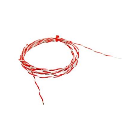 Thermocouple type K Ø 7/0.2mm, L 2m, +250°C max à Raccord dénudé ( Prix pour 1 )