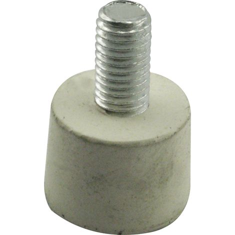 DENI Ersatzgummi für Türfeststeller (Türstopper), Gummipuffer Hub 30 (DENI 3834) (1/2)