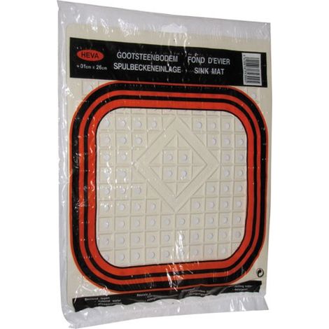 HEVA - Tapis fond évier heva 31x26 assorti