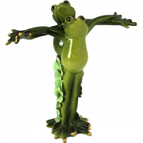 Dekorative Figur eines verliebten Froschpaares, titanisch, ALS GESCHENK (1/5)