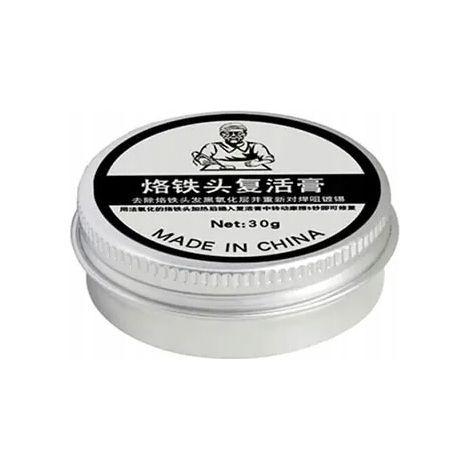 Régénérateur Cristal 30 g – Nettoyant Chimique Antioxydant  Sans Plomb  Pour Pointe de Fer à Souder