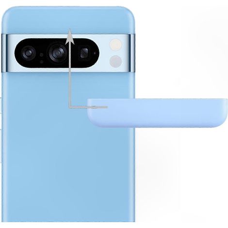 Premium-Hartschalenetui für Google Pixel 8 Pro, Schutzhülle für Ober- und Unterseite, kompatibler Ersatz, ultradünnes, stoßfestes Etui, Schwarz (1/4)