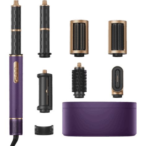 Brosse soufflante Dreame Airstyle Pro violet – 7-en-1 avec 3 niveaux de chaleur – Moteur 110 000 tr/min pour séchage rapide – Embouts magnétiques