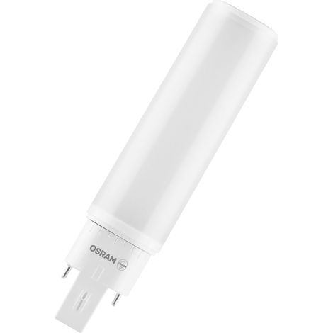 OSRAM Lampe LED  DULUX à culot à broches G24q 6 W 660 lm 6 500 K, remplacement de lampe fluorescente compacte, ballast électronique rotatif, 30 000 h, sans mercure, remplacement facile, IP20
