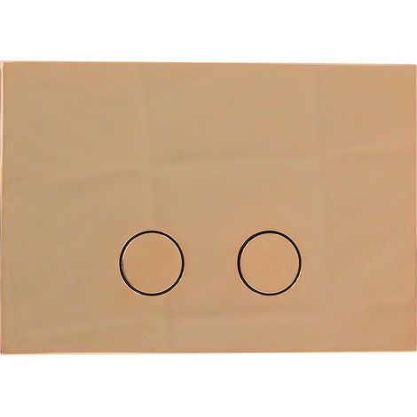 Piastra di comando doppio tasto per cassette Geberit colore oro rosa Gattoni PIA/GBRS  Oro Rosa