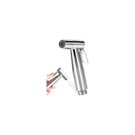 WC-Dusche, tragbarer WC-Sprühkopf, Bidet-Duschset aus Edelstahl (Einzelstrahlpistole) - Crezuo