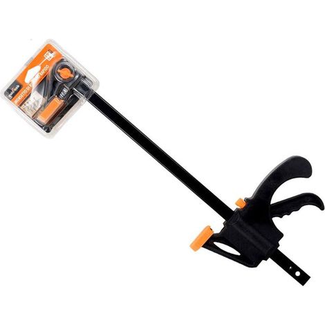 Morsetto a sgancio rapido strettoio reversibile serraggio a cricchetto morsa da falagname per bricolage 300 mm