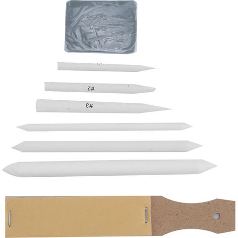 Sketch Drawing Tools Professional Multifunctional Blending Stumps Set with Eraser Sandboard for Sketch Painting Gift (1/5)