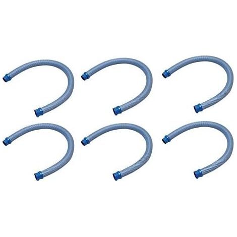 Lote de 6 mangueras flexibles para aspiradora de piscina, manguera para limpiador de piscina, manguera flexible de repuesto Twist Lock para Zodiac Mx6 Mx8 (1/4)