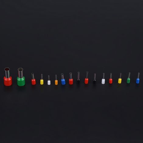 2120 connecteurs pour fils de cuivre, cosses isolées, calibre 22 AWG à 5 AWG. (1/5)