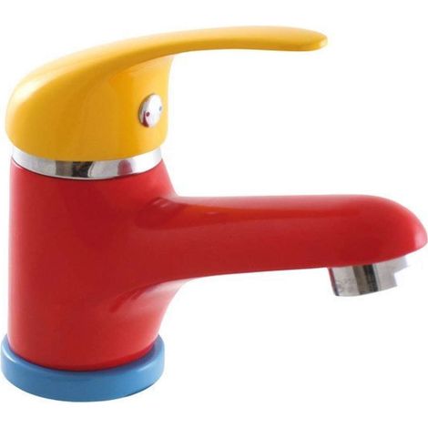Sapho Kid - Waschtischarmatur ohne Ablaufgarnitur, farbig/Chrom KD02 (1/3)