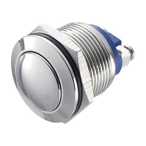 BOUTON-POUSSOIR ANTIVANDALISME TRU COMPONENTS GQ 19B-N 701261 48 V/DC 2 A 1 X OFF/(ON) IP65 À RAPPEL 1 PC(S)