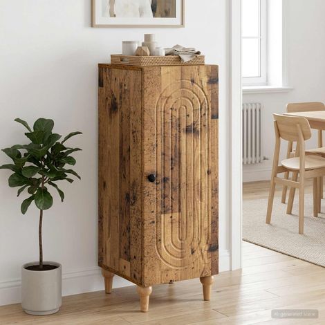 vidaXL Credenza Legno antico 33 x 34,5 x 90 cm Legno ingegnerizzato (1/5)