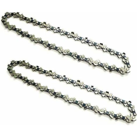 2Pièces 6 pouces chaînes de scie à chaîne pour mini tronçonneuse rechargeable à main chain,Pas de la chaîne1/4,Jauge de la chaîne 0.043/1.1mm,Maillons d'entraînement 37DL,Longueur de coupe utile15cm T (1/5)