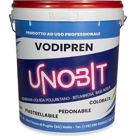 Membrana Liquida Polifunzionale Colorata Vodichem Vodipren Unobit 2,5 kg