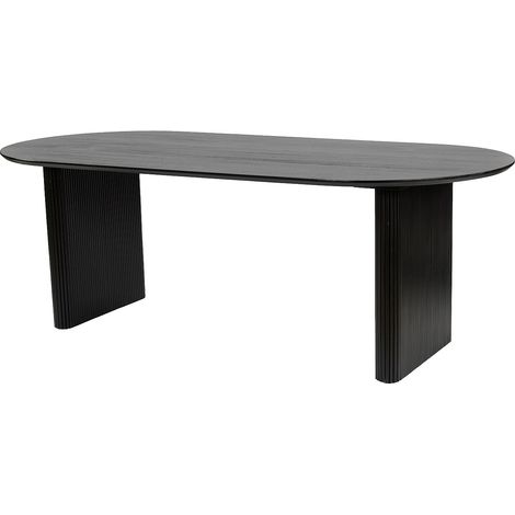 Tavolo da pranzo 8 coperti in Legno di mango Nero - BALIMELA