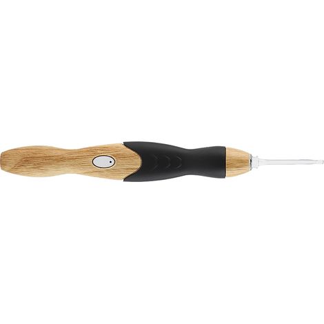 9-in-1 USB-wiederaufladbare, leuchtende Häkelnadeln, Handnäh- und Webwerkzeuge (Silikongriff) (1/5)