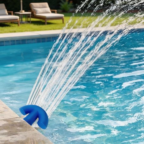 Buses de fontaine pour piscine, buses de cascade, accessoires de piscine — Filetage 3/4 pouce — Lot de 2 (1/5)