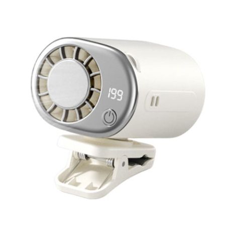 Beyamis Ventilateur voiture pince – 360°, 199 vitesses, USB, extérieur (blanc) (1/5)