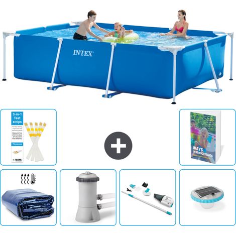 Rechteckiger Frame Pool - 300x200x75 cm - 7-teilig S81