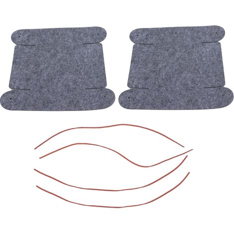 Set mit 2 Filz-Aufbewahrungsboxen für den Schreibtisch, faltbare Filzkörbe zur Aufbewahrung von Make-up und für Zuhause (1/5)