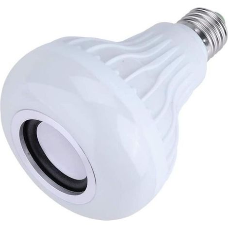 AC100-240V Ampoule Bluetooth avec haut-parleur, ampoule de lecture de musique LED intelligente avec teacuteleacutecommande agrave (1/4)