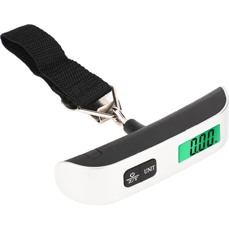 Balance à Bagages 50kg avec Écran HD et Poignée en T - Pèse-bagages Portable pour Voyage (1/5)