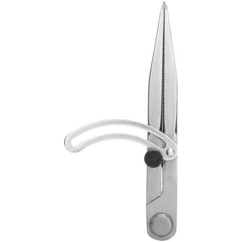 Compass de marquage pour cuir, outil de traçage rotatif 150mm pour artisanat du cuir (1/5)