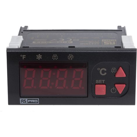 Contrôleur de température Marche/Arrêt, 24 V (c.a./c.c.), 3 sorties Relais, 2 entrées thermocouple, 77 x 35mm ( Prix pour 1 ) (1/3)