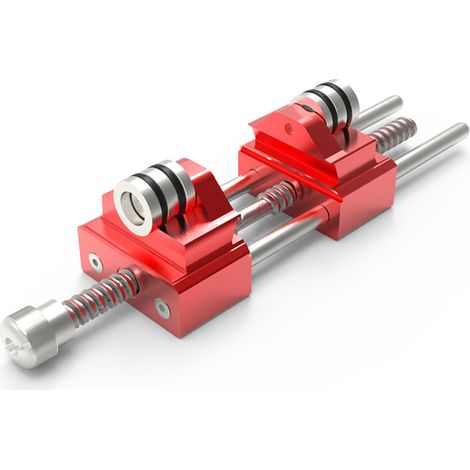 Affilatrice universale ad angolo fisso in acciaio inox per pialle e utensili per la lavorazione del legno, con mola e ruota di spinta.