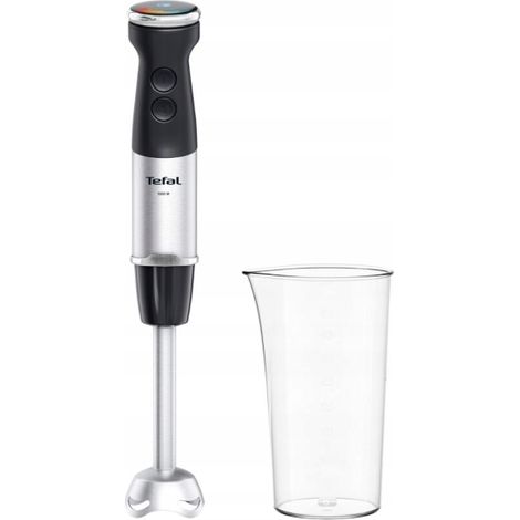 Batidora de mano Tefal HB671830 QuickChef negra y plata potente (1/5)