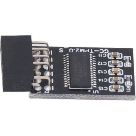 Module TPM 2.0 Accessoire de carte de sécurité de cryptage de carte à distance TPM 2.0 Module LPC SPI 12Pin-SURENHAP (1/4)