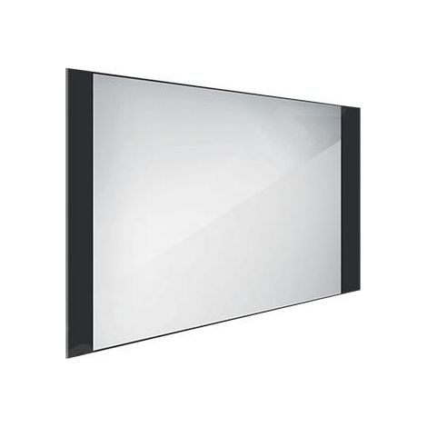 Nimco Miroirs - Miroir avec éclairage LED, 1000x600 mm, aluminium/noir ZPC 41004-90 (1/5)