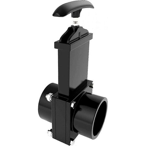 Vanne de vidange pour camping-car, caravane, débit durable, 50 mm, tuyau d'évacuation des eaux usées (noir) (1/4)