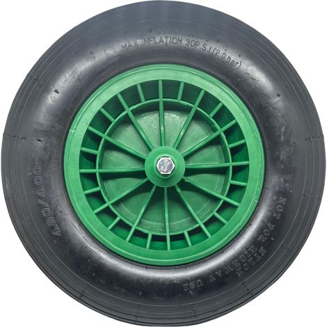 1PZ RUOTA PER CARRIOLA IN PLASTICA MIS. 4.00x8 (1/3)