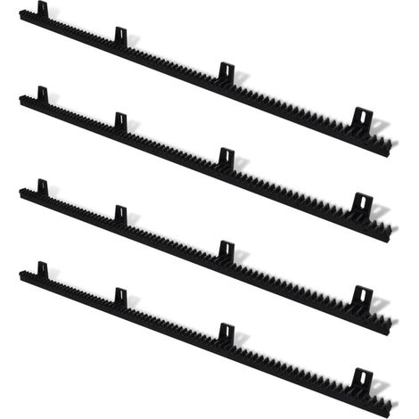 Accessoire de portail - VIDAXL - Crémaillère en nylon - 4 pcs - Capacité 800 kg - Durable (1/5)