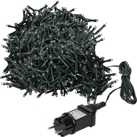 Ghirlanda Multifunzione "Thorn Type" 400 LED Luce Fredda 11m (IP44 Esterno) (1/5)
