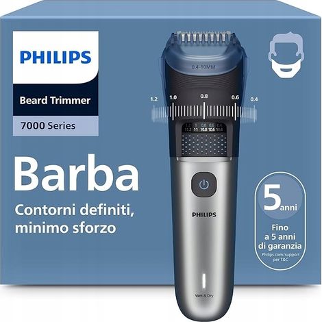 Recortadora Philips 7000 BT7670/15, 1 unidad. (1/5)