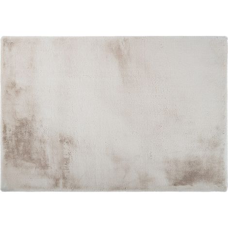 Joy - tapis rectangulaire - fausse fourrure - blanc (1/5)