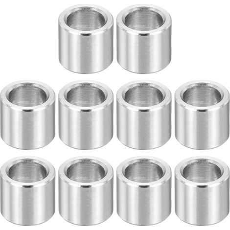 M8 Entretoise en Acier Inoxydable, 12Pcs Entretoise Métallique 8mm ID x 12mm OD x 10mm L Bague à Vis pour 5/16" ou M8 Boulon (1/5)