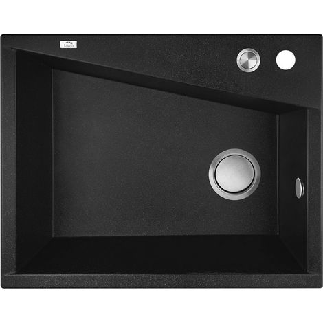 Lavello a Vasca Singola Nero – Design Moderno per Cucine Minimaliste e Loft (1/2)