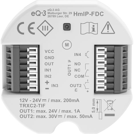 eq3 Contrôleur de porte IP blanc compact et moderne (1/5)