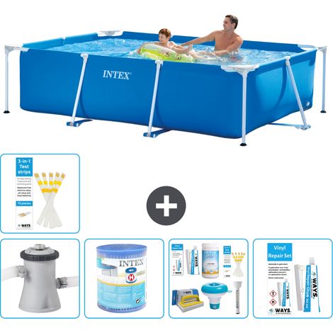 Intex Piscine Tubulaire Rectangulaire - 260x160x65 cm - 6-pièces S22347 (1/4)